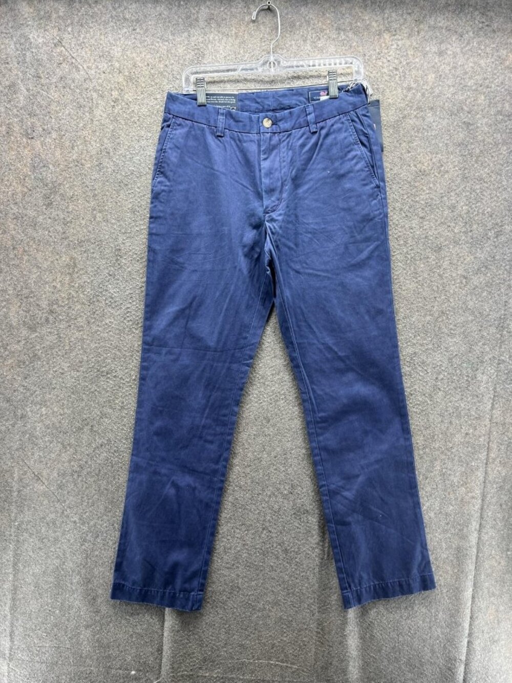Vineyard Vines Pants Men 30x32 Blue Chino Slim Fit Breaker Casual Cotton